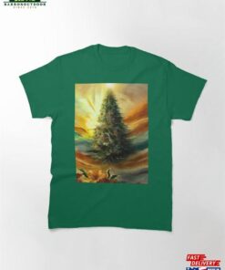 Christmas Tree Rainbow Enlightenment Sunset Paradise Multicolored Classic T-Shirt Sweatshirt