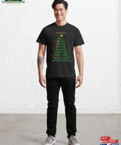 Christmas Tree Shaped From Festive Words Classic T-Shirt Unisex Hoodie 2 Christmas Tree Shaped From Festive Words Classic T Shirt Unisex Hoodie 3