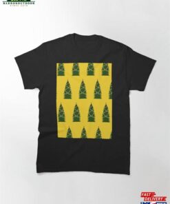 Christmas Trees Holiday Pattern Classic T-Shirt