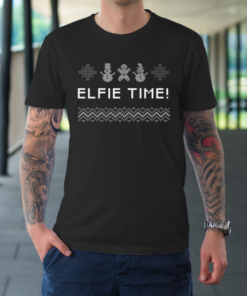 Christmas Vacation Shirt Elfie Time Christmas Outfit Xmas Costume Family T-Shirt