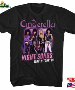 Cinderella Night Songs World Tour 1986 Rock And Roll Music Shirt Unisex Hoodie 4