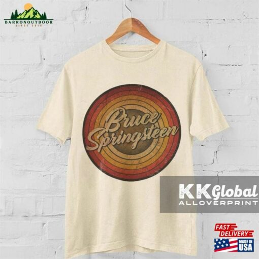 Circle Retro Faded Bruce Springsteen T-Shirt The Boss Music Tour Rock 2023 Shirt Sweatshirt Hoodie