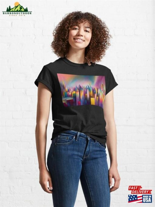 Cityscape 4 Classic T-Shirt Unisex