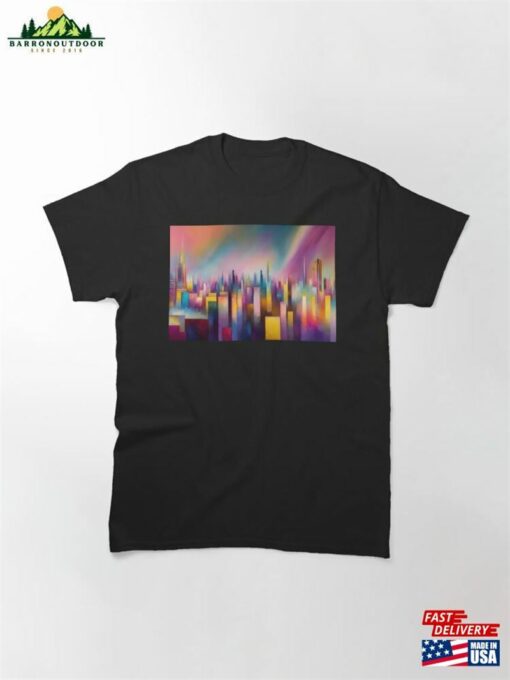 Cityscape 4 Classic T-Shirt Unisex