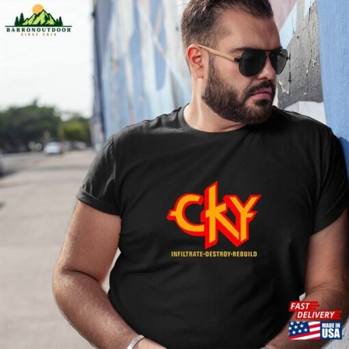 Cky Camp Kill Yourself Infiltrate Destroy Vtg Men’s Womens Top Black Tee Clothing T-Shirt Size S 5Xl Unisex Best Gift Anniversary Hoodie