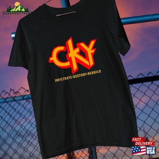 Cky Camp Kill Yourself Infiltrate Destroy Vtg Men’s Womens Top Black Tee Clothing T-Shirt Size S 5Xl Unisex Best Gift Anniversary Hoodie