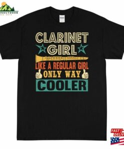 Clarinet Girl Like A Regular Only Way Cooler Short Sleeve T-Shirt Hoodie