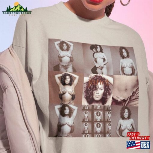 Classic Janet Jackson T-Shirt Together Again Tour 2023 Shirt Vintage Hoodie