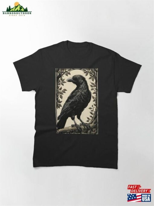 Classic Raven Art T-Shirt Sweatshirt