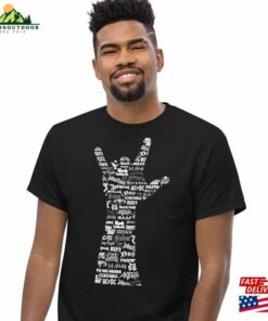 Classic Rock Band Logos Mens Heavyweight Tee Sweatshirt 4