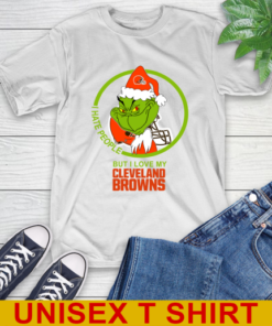 Cleveland Browns NFL Christmas Grinch I Hate People But I Love My Favorite Football Team T-Shirt Cleveland Browns NFL Christmas Grinch I Hate People But I Love My Favorite Football Team T-Shirt