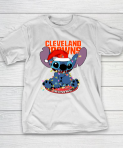 Cleveland Browns NFL Football noel stitch Christmas T-Shirt