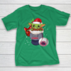 Cleveland Indians Christmas Baby Yoda Star Wars Funny Happy MLB T-Shirt