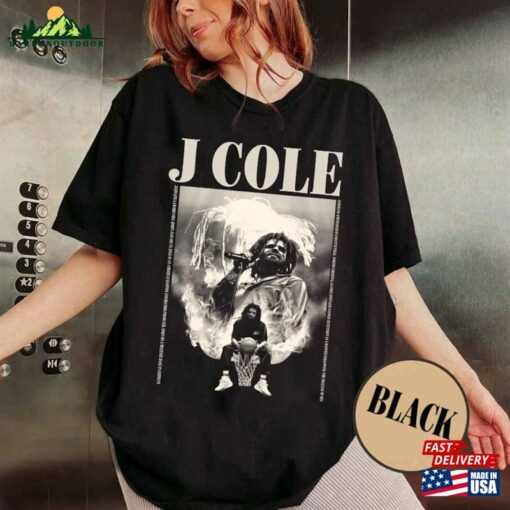 Clothing J Cole Graphic Shirt Hip Hop Rap T-Shirt Sweatshirt Neightbors Tour Unisex