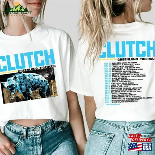 Clutch Europe Uk Tour 2023 T-Shirt Graphic Sweatshirt Hoodie