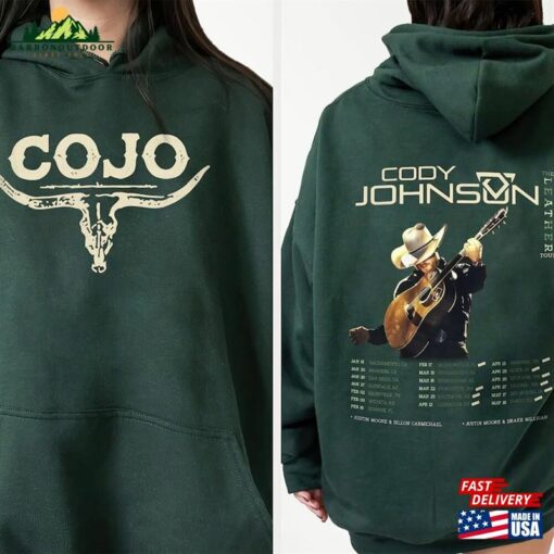 Cody Johnson Tour 2024 Shirt Country Music Cojo Unisex Concert Classic Hoodie