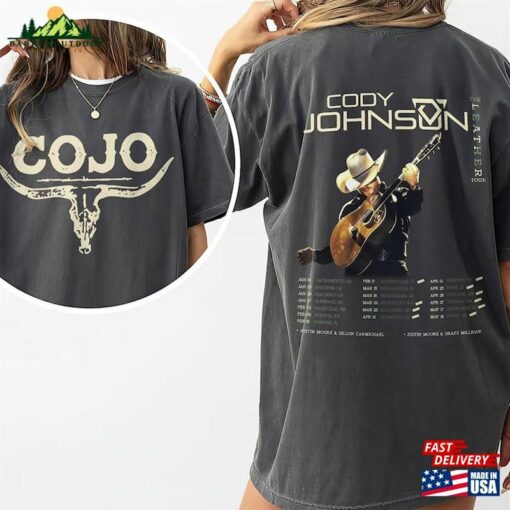 Cody Johnson Tour 2024 Shirt Country Music Cojo Unisex Concert Hoodie