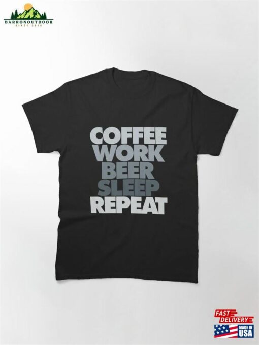 Coffee Work Beer Unisex T-Shirt