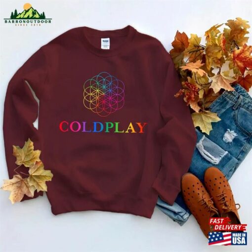 Coldplay T-Shirt Sweatshirt Hoodie Tour Shirt 2023 Classic