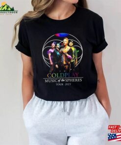 Coldplay World Tour 2023 Music Of The Spheres Unisex Shirt Vintage Band Tee Retro Graphic Classic Sweatshirt