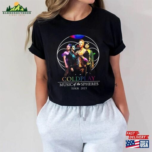 Coldplay World Tour 2023 Music Of The Spheres Unisex Shirt Vintage Band Tee Retro Graphic Classic Sweatshirt