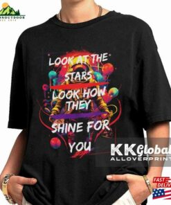 Coldplay Youth T-Shirt Look At The Stars Lyric Tee Unisex Classic 3 Coldplay Youth T Shirt Look At The Stars Lyric Tee Unisex Classic 4