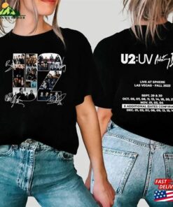 Color Fall Tour 2023 Rock Band U2 Shirt Warning Baby Live At Sphere Sweatshirt Classic