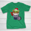 Colorado Avalanche Christmas Baby Yoda Star Wars Funny Happy NHL T-Shirt