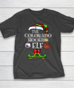 Colorado Rockies Christmas ELF Funny MLB T-Shirt