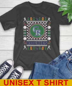 Colorado Rockies Merry Christmas MLB Baseball Loyal Fan T-Shirt