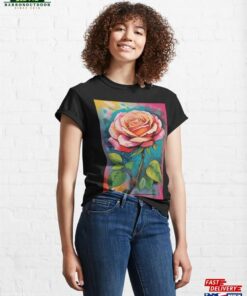 Colorful 70S Rose Classic T-Shirt Hoodie Colorful 70S Rose Classic T-Shirt Hoodie