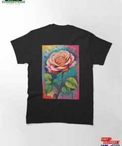 Colorful 70S Rose Classic T-Shirt Hoodie