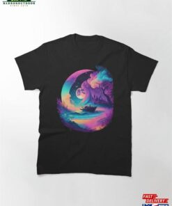 Colorful Night At The Beach Fantasy Art Classic T-Shirt Unisex Hoodie Colorful Night At The Beach Fantasy Art Classic T-Shirt Unisex Hoodie