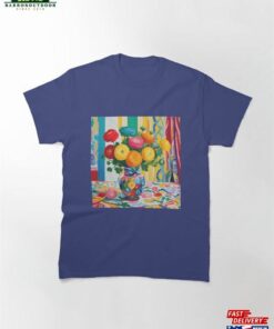 Colorful Ranunculus Blossoms In A Matching Vase Classic T-Shirt Hoodie