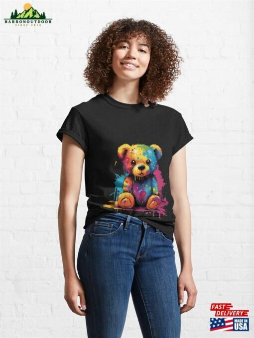 Colorful Teddy Bear Vibes Classic T-Shirt Hoodie