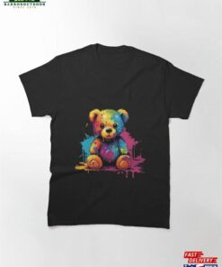 Colorful Teddy Bear Vibes Classic T-Shirt Hoodie