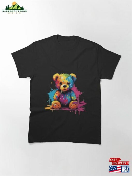 Colorful Teddy Bear Vibes Classic T-Shirt Hoodie