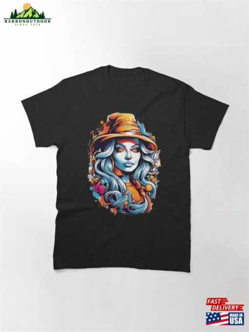 Colorful Witch Classic T-Shirt Sweatshirt