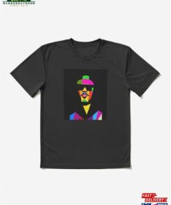 Colors Of Lenny Cubist Style Portrait Image A Rock God Active T-Shirt Sweatshirt