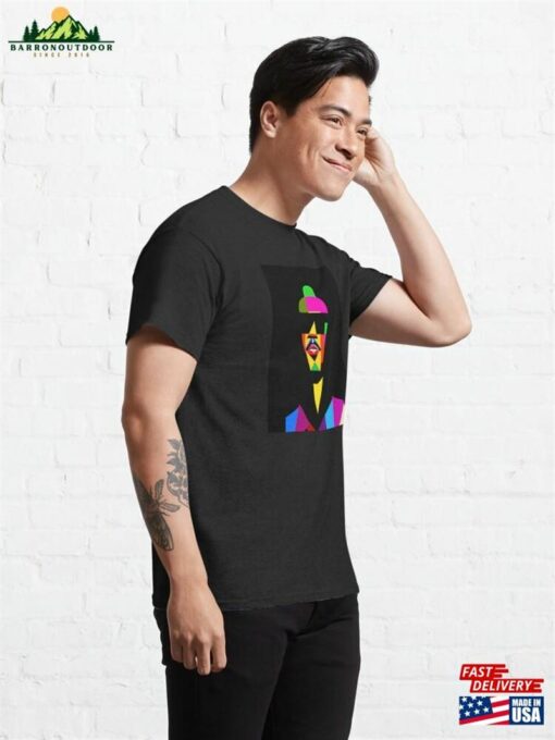 Colors Of Lenny Cubist Style Portrait Image A Rock God Classic T-Shirt Unisex