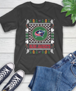 Columbus Blue Jackets Merry Christmas NHL Hockey Loyal Fan Ugly Shirt
