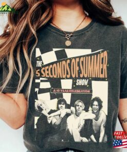 Comfort Color 5Sos 10 Year Celebration Tour 2023 Graphic Shirt 5 Seconds Of Summer Music Unisex Sweatshirt 2