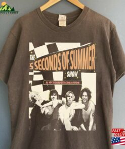 Comfort Color 5Sos 10 Year Celebration Tour 2023 Graphic Shirt 5 Seconds Of Summer Music Unisex Sweatshirt 3