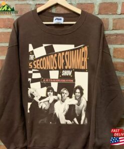 Comfort Color 5Sos 10 Year Celebration Tour 2023 Graphic Shirt 5 Seconds Of Summer Music Unisex Sweatshirt 4