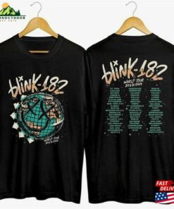 Comfort Color Blink 182 Tour 2023 2 Sides Shirt Vintage Band Tee Concert T-Shirt Graphic Hoodie