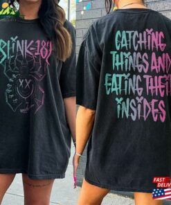 Comfort Color Blink 182 Tour 2023 2 Sides Shirt Vintage Band Tee Concert T-Shirt Graphic Unisex Sweatshirt