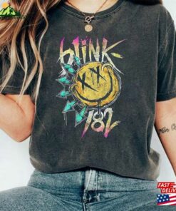 Comfort Color Blink 182 Tour 2023 Shirt Vintage Band Tee Concert T-Shirt Graphic Classic