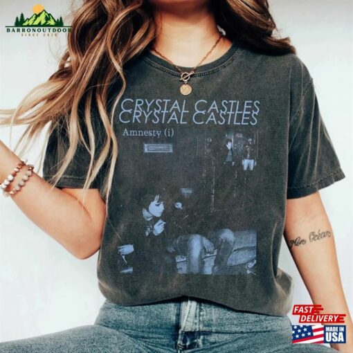 Comfort Color Castles Tshirt Crystal Music Album Shirt Pop Gift Classic Unisex