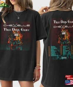 Comfort Color Chevelle And Three Days Grace Co Headline Tour 2023 Shirt Band Fan Sweatshirt T-Shirt