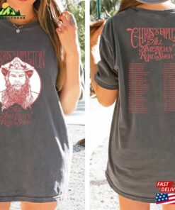 Comfort Color Chris Stapleton All American Road Show 2023 Tour Shirt Band T-Shirt Hoodie 2 Comfort Color Chris Stapleton All American Road Show 2023 Tour Shirt Band T Shirt Hoodie 3